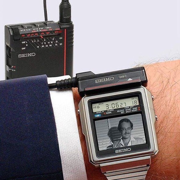 The Seiko TV Watch, 1982. Pretty amazing tech for its day