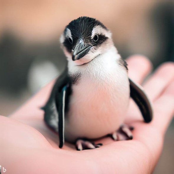 Small sized penguin