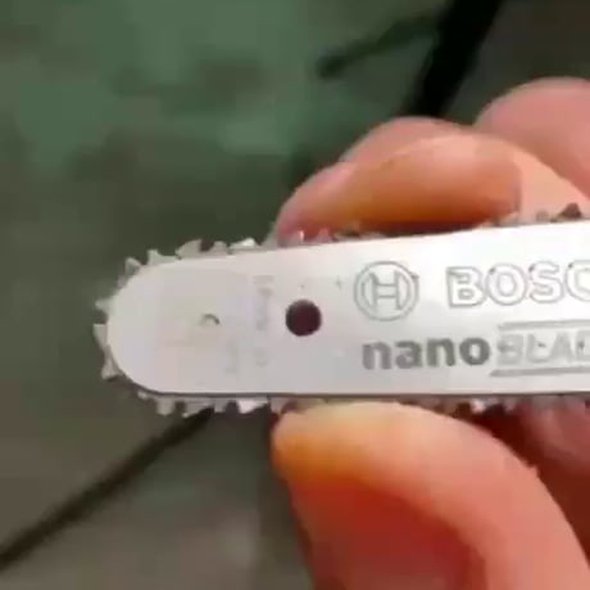 Mini chainsaw by Bosch