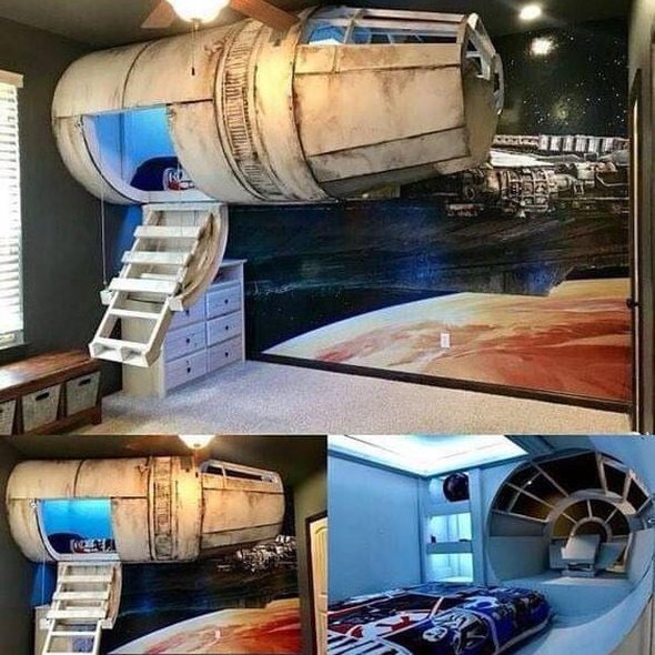 A Star Wars inspired bedroom