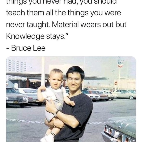 Bruce Lee was just all around a great human