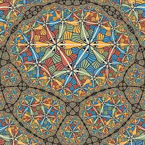 Escher circle limit