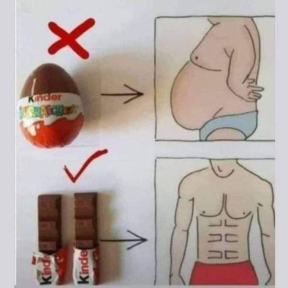 Kinder bueno is also makes eight pack