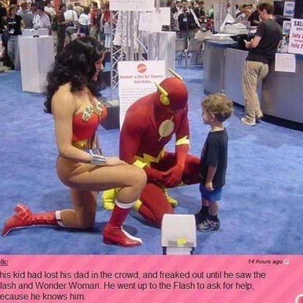 Superheroes are an important aspect of growing up