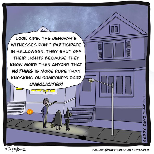 Jehovah’s witnesses on Halloween