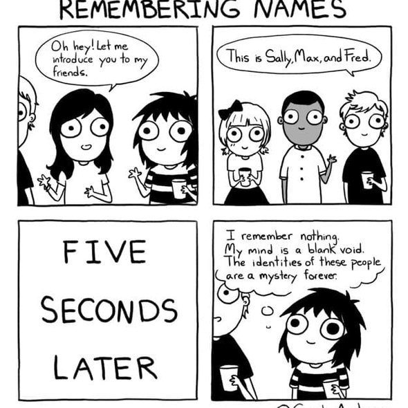 Funny: Remembering Names